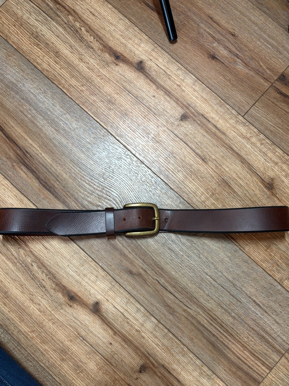 Men's Retro Leather brass Buckle Gorpcore L.L.Bean 1912 Jean Heritage Belt